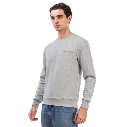 Polo Ralph Lauren Men’s Embroidered Logo Fleece Sweatshirt – Heather Grey