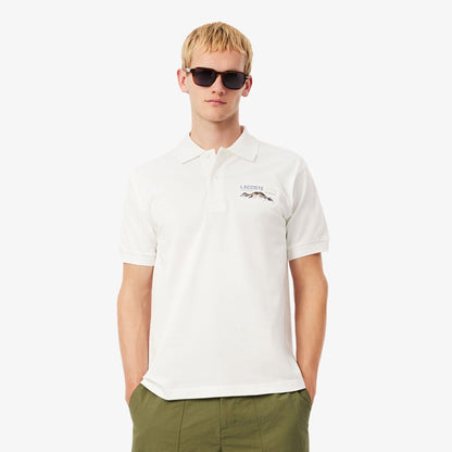 Lacoste Heritage Piqué Polo – Mountain Graphic Edition