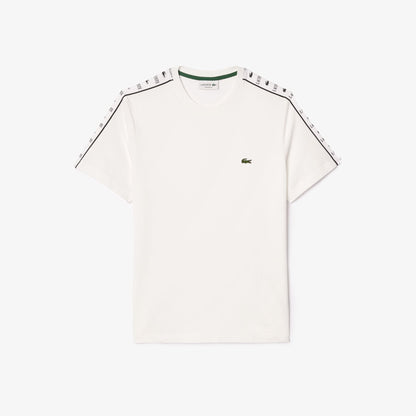 Lacoste Regular Fit Branded Tape Detail Crew Neck T-Shirt