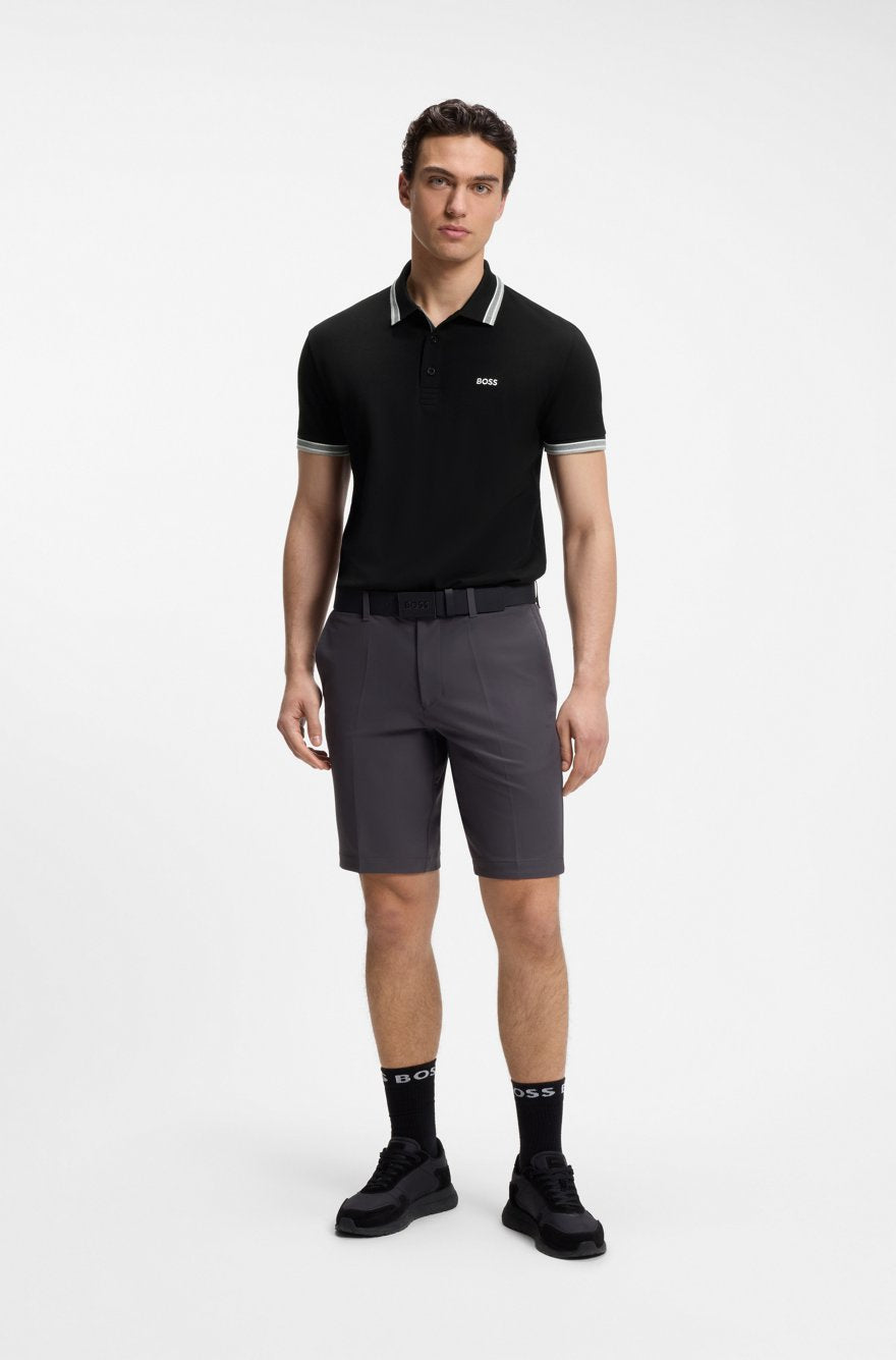 BOSS Slim-Fit Piqué Polo Shirt with Tipped Collar and Cuffs