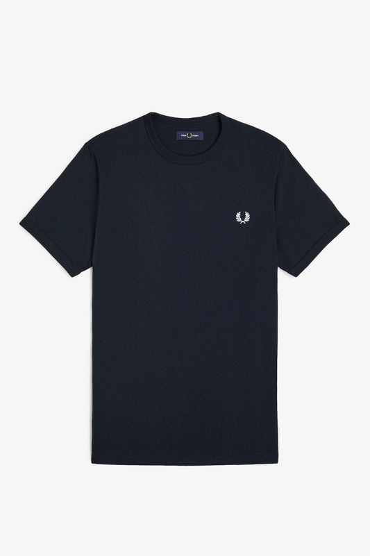Fred Perry Essential Crew Neck T-Shirt – Navy