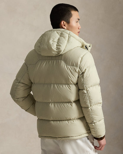 Polo Ralph Lauren Water-Repellent Down Puffer Jacket – Cream Beige