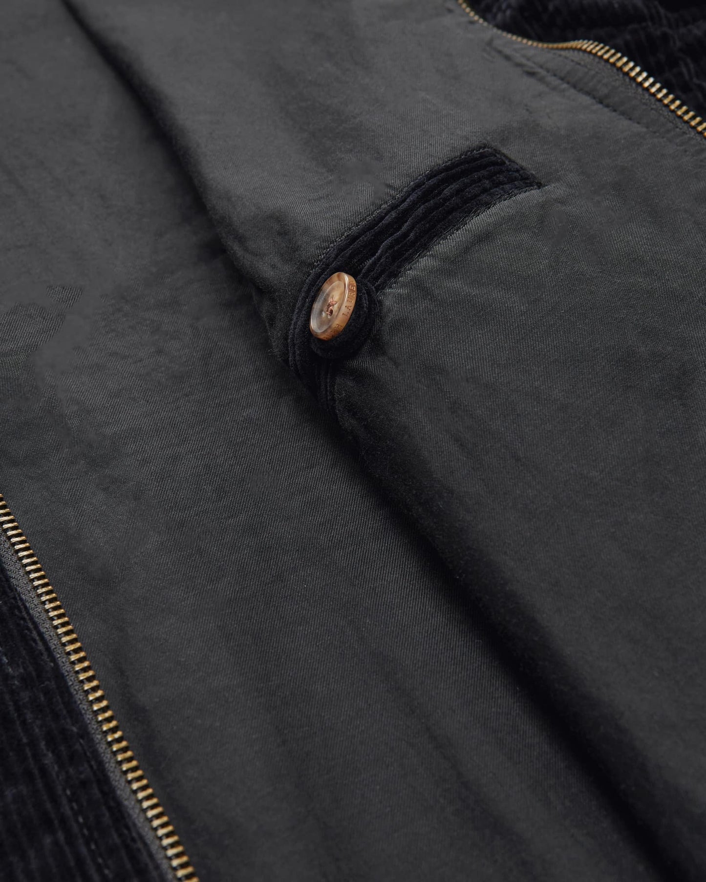 Polo Ralph Lauren Corduroy Harrington Jacket - Black