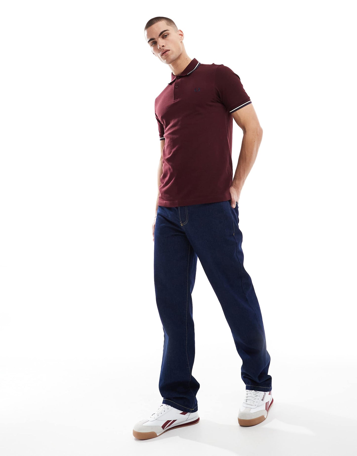 Fred Perry Slim-Fit Twin Tipped Cotton Piqué Polo Shirt