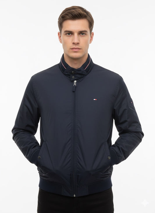 Tommy Hilfiger Essential Lightweight Navy Bomber Jacket