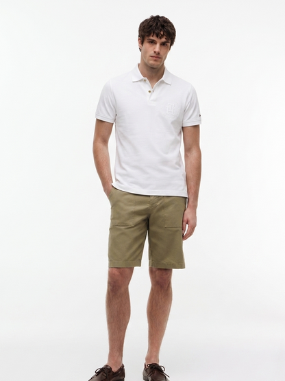 Tommy Hilfiger Embossed Monotype Piqué Polo
