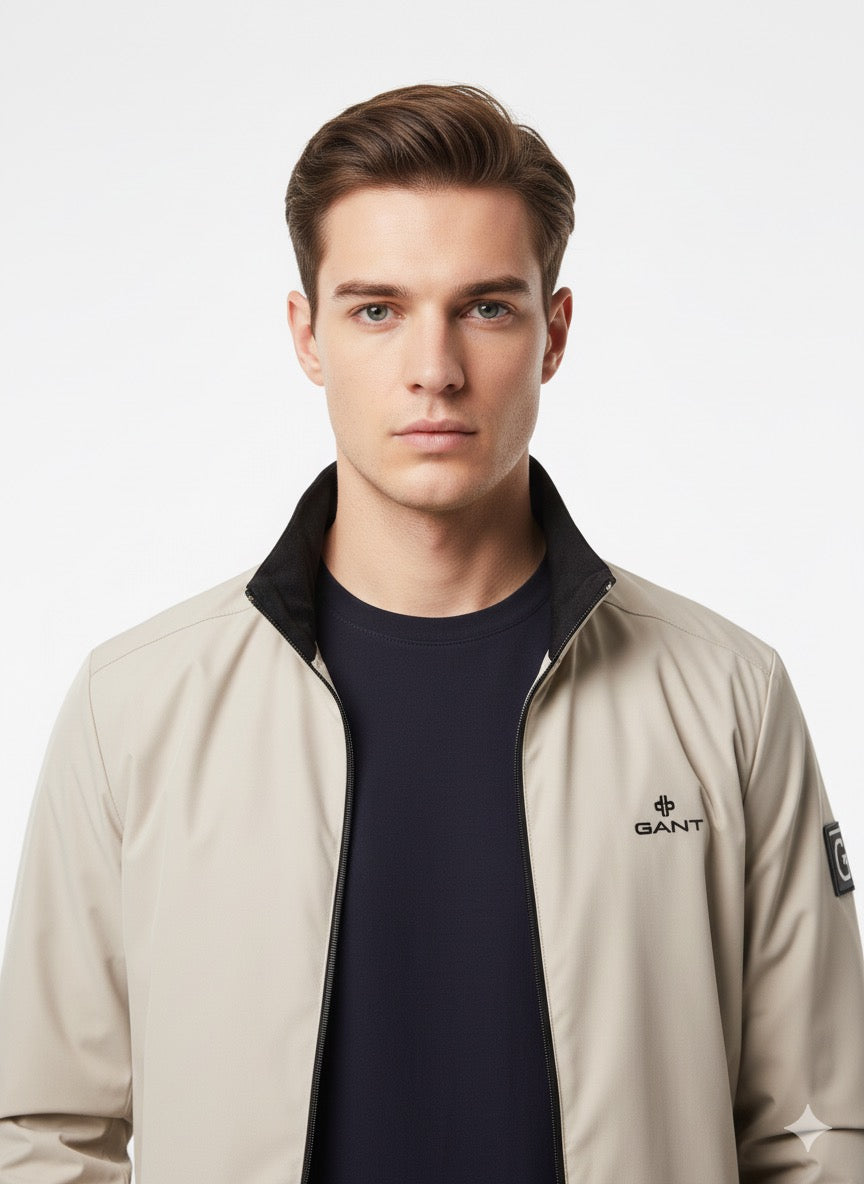 The GANT Essential Stand-Collar Heritage Jacket