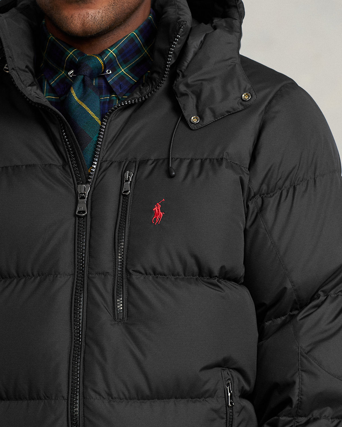 Polo Ralph Lauren Water-Repellent Down Puffer Jacket - Black