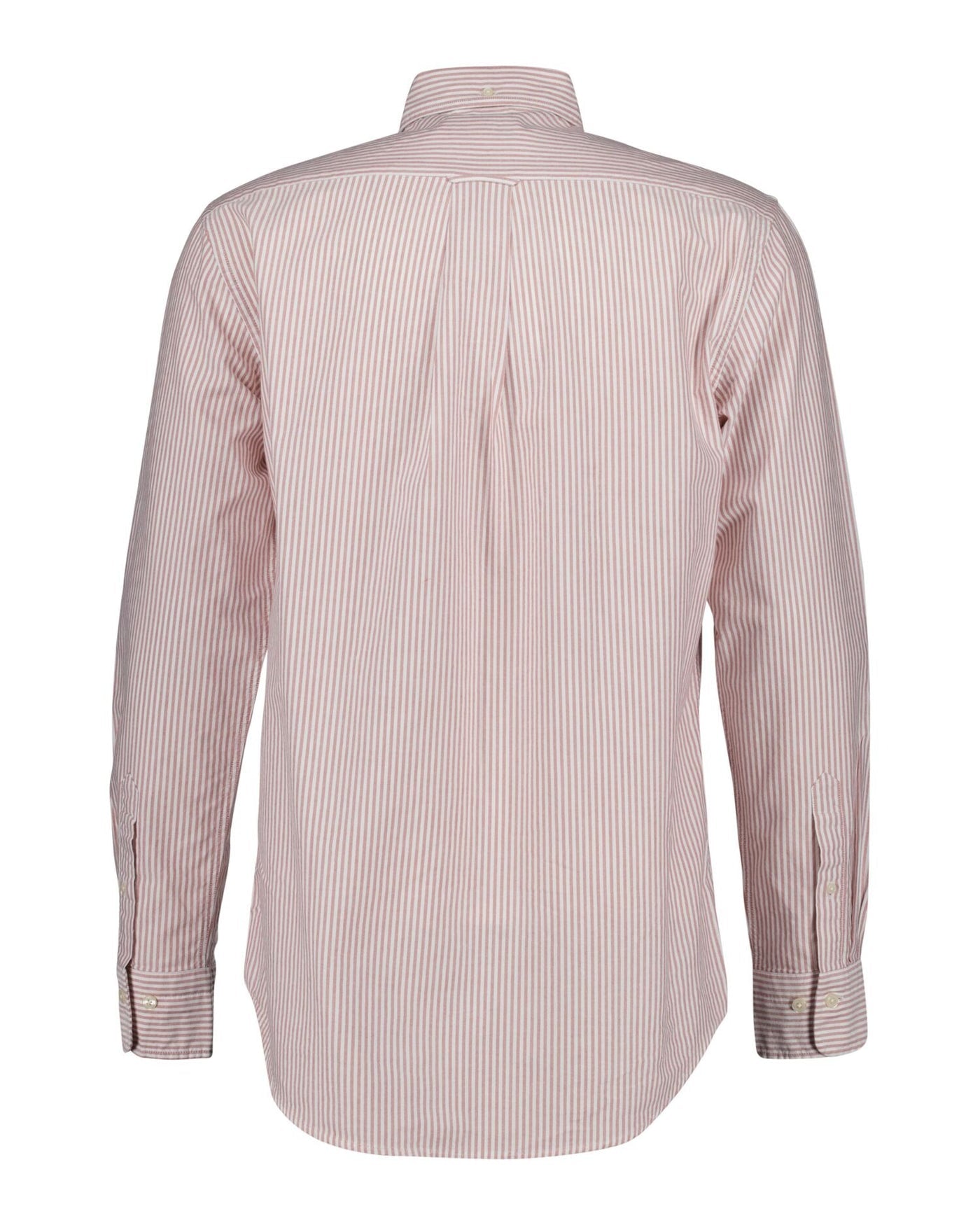 GANT Regular Fit Striped Oxford Shirt – Pastel Pink & White