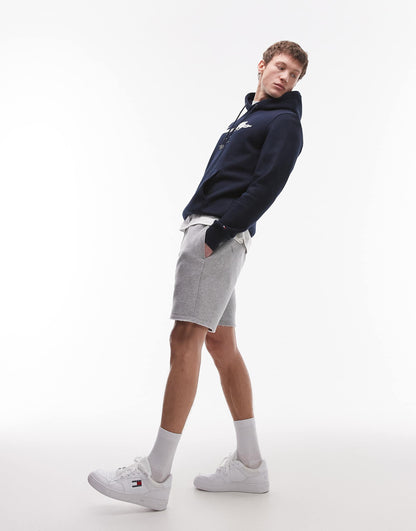 Tommy Hilfiger Signature Script Logo Fleece Hoodie (Navy Blue)