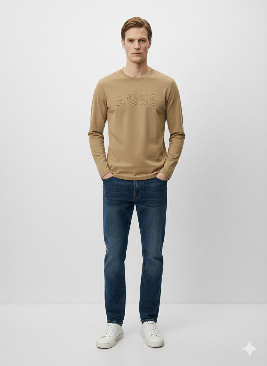 Boss - Regular Fit Long Sleeve Togn