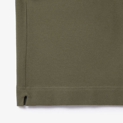 Lacoste Regular Fit Piped Organic Cotton Polo Shirt – Khaki Green