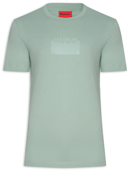 HUGO Regular-Fit Cotton T-Shirt with Tonal Cut-Out Logo