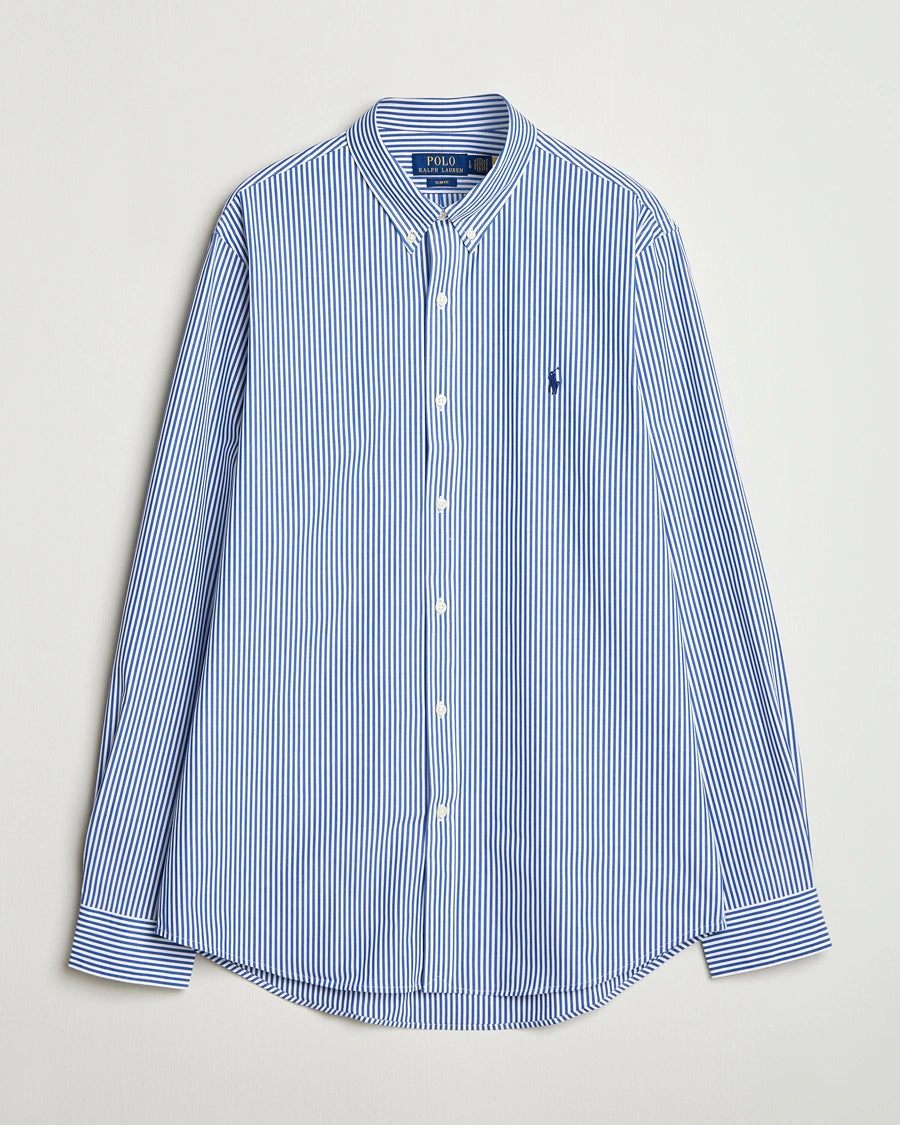 Polo Ralph Lauren Slim-Fit Striped Cotton Poplin Shirt