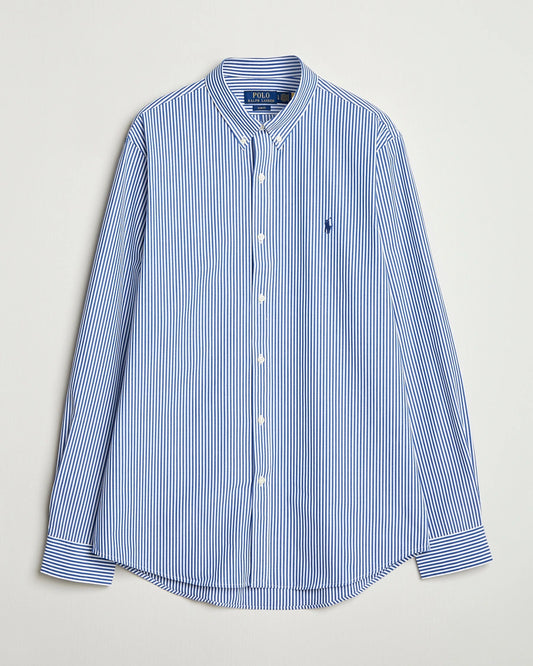 Polo Ralph Lauren Slim-Fit Striped Cotton Poplin Shirt