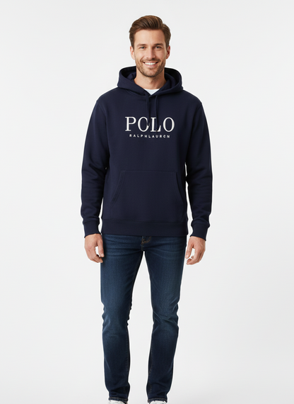 Polo Ralph Lauren Classic Fleece Logo Hoodie - Navy Blue