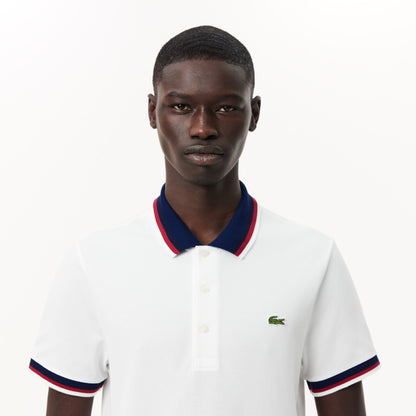 Lacoste Slim Fit Petit Piqué Polo - Tricolor Detail Edition