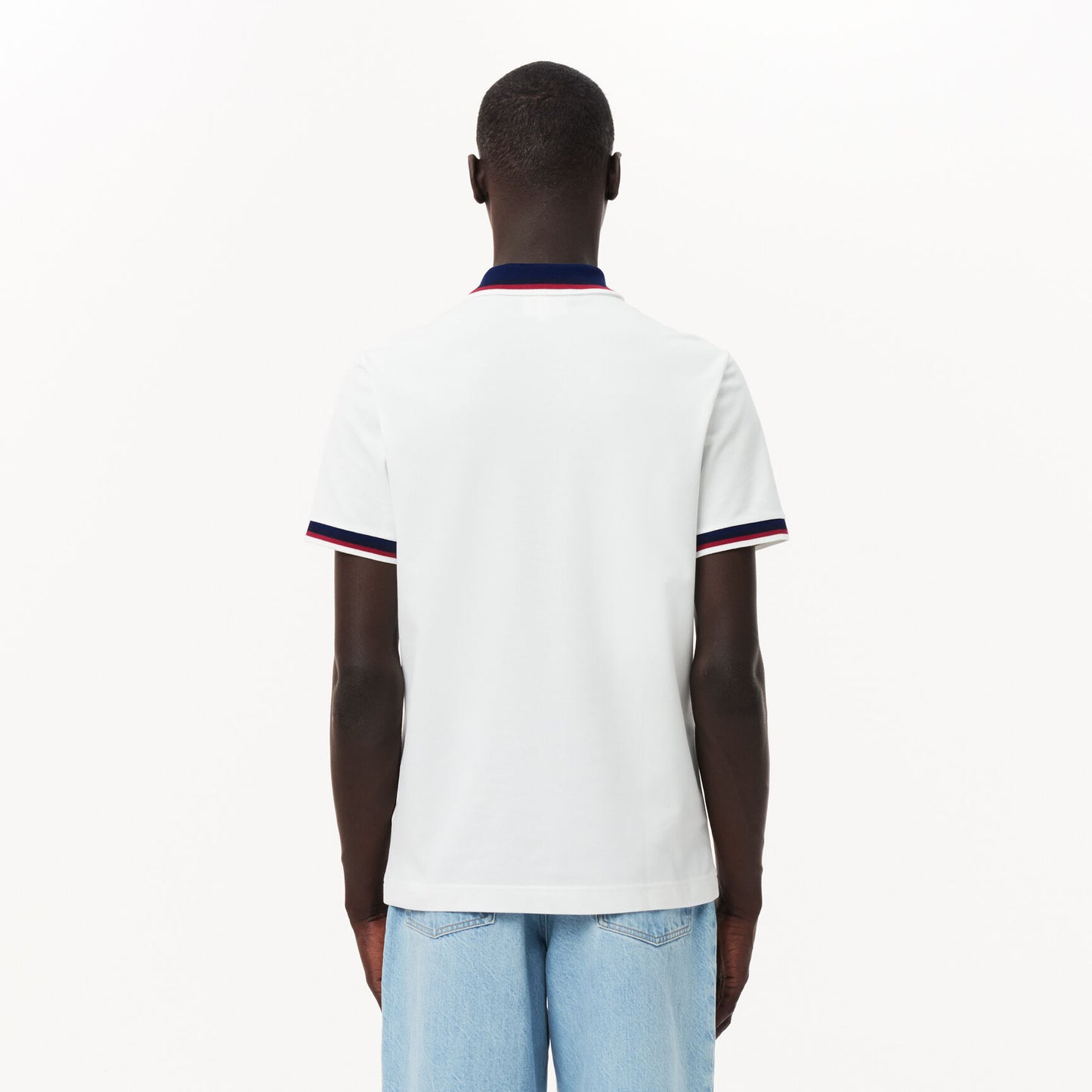 Lacoste Slim Fit Petit Piqué Polo - Tricolor Detail Edition