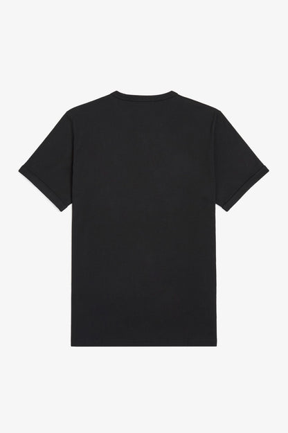Fred Perry Laurel Wreath Graphic T-Shirt – Black