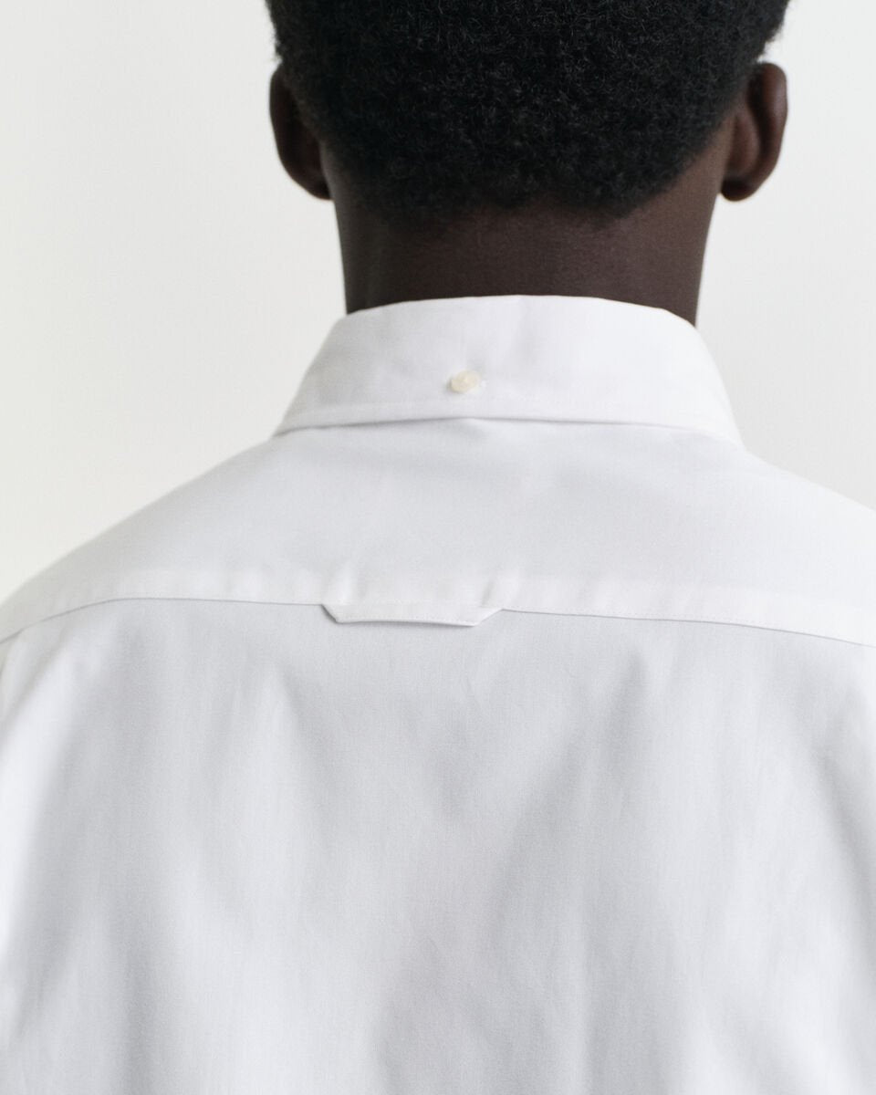 GANT Men's Regular Fit Solid Oxford Shirt – Classic White