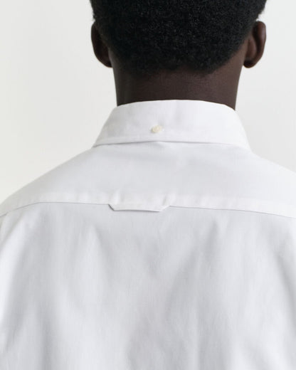 GANT Men's Regular Fit Solid Oxford Shirt – Classic White