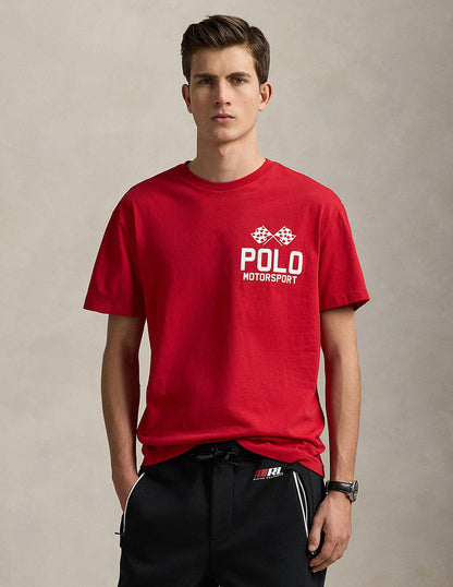 Polo Ralph Lauren Motorsport Graphic T-Shirt – Racing Red