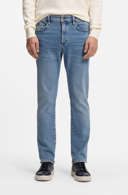 SLIM-FIT JEANS IN BLUE PERFORMANCE-STRETCH DENIM