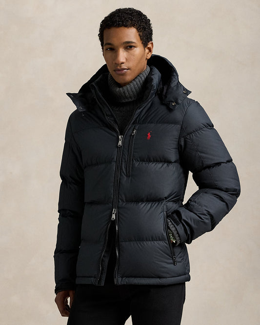 Polo Ralph Lauren Water-Repellent Down Puffer Jacket – Navy Blue
