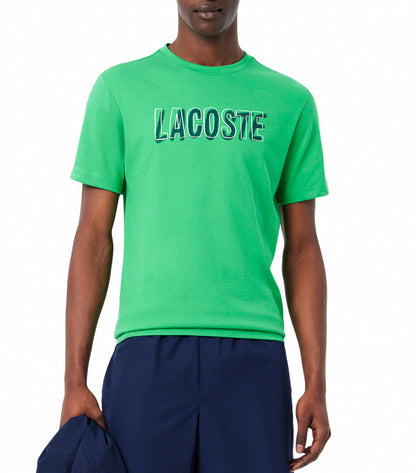Lacoste Sport Men’s Graphic Logo Cotton T-Shirt – Kelly Green