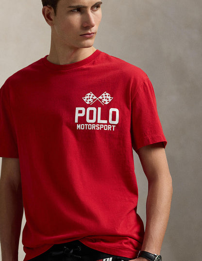Polo Ralph Lauren Motorsport Graphic T-Shirt – Racing Red