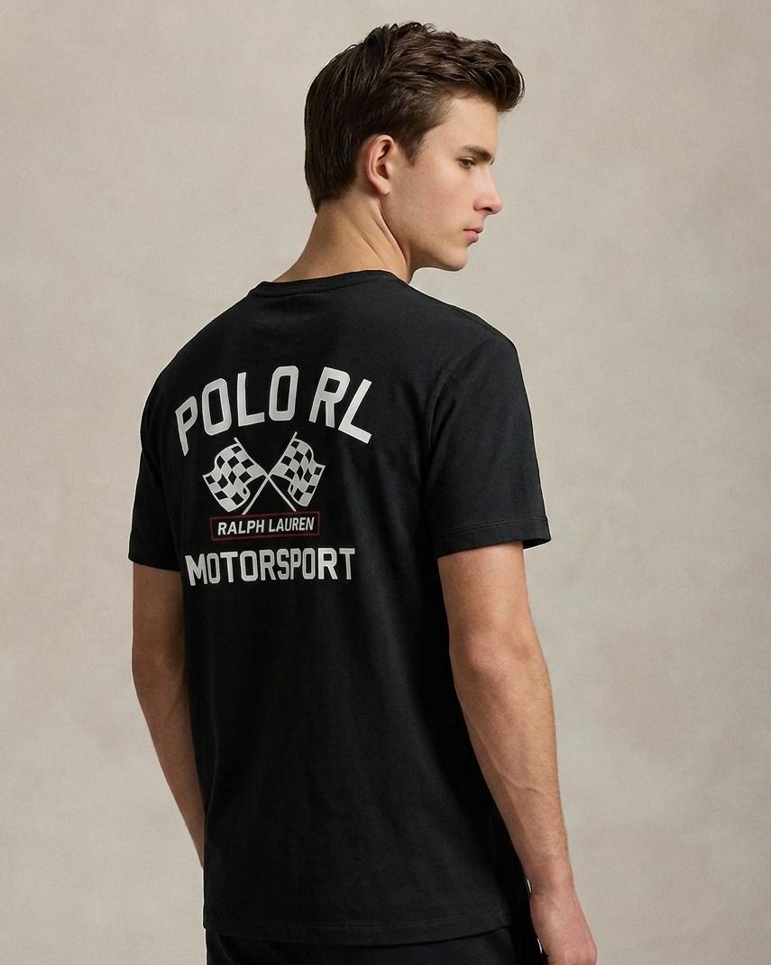 Polo Ralph Lauren – Custom Slim Fit Motorsport Graphic T-Shirt