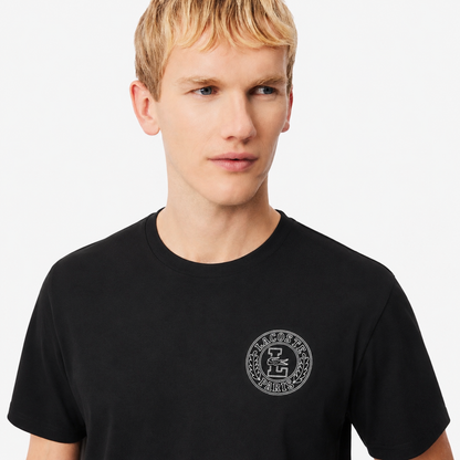 LACOSTE Men's Heritage Crest Cotton Jersey T-Shirt