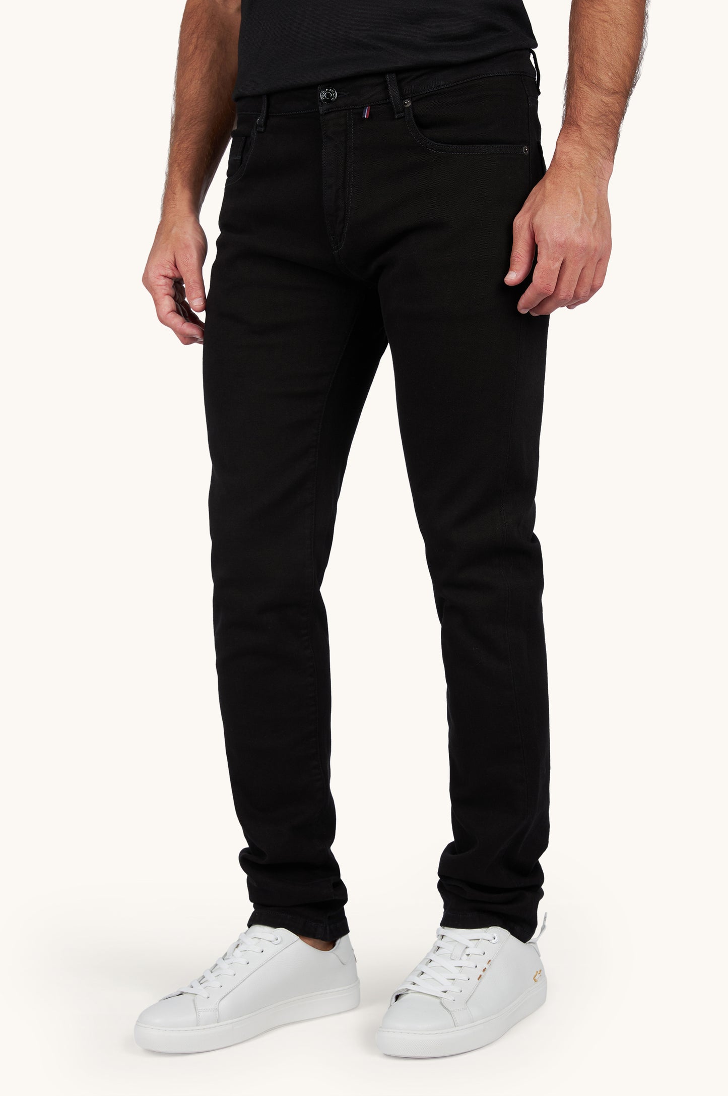 Paul & Shark | Slim-Fit Stretch-Cotton Denim Jeans – Nero