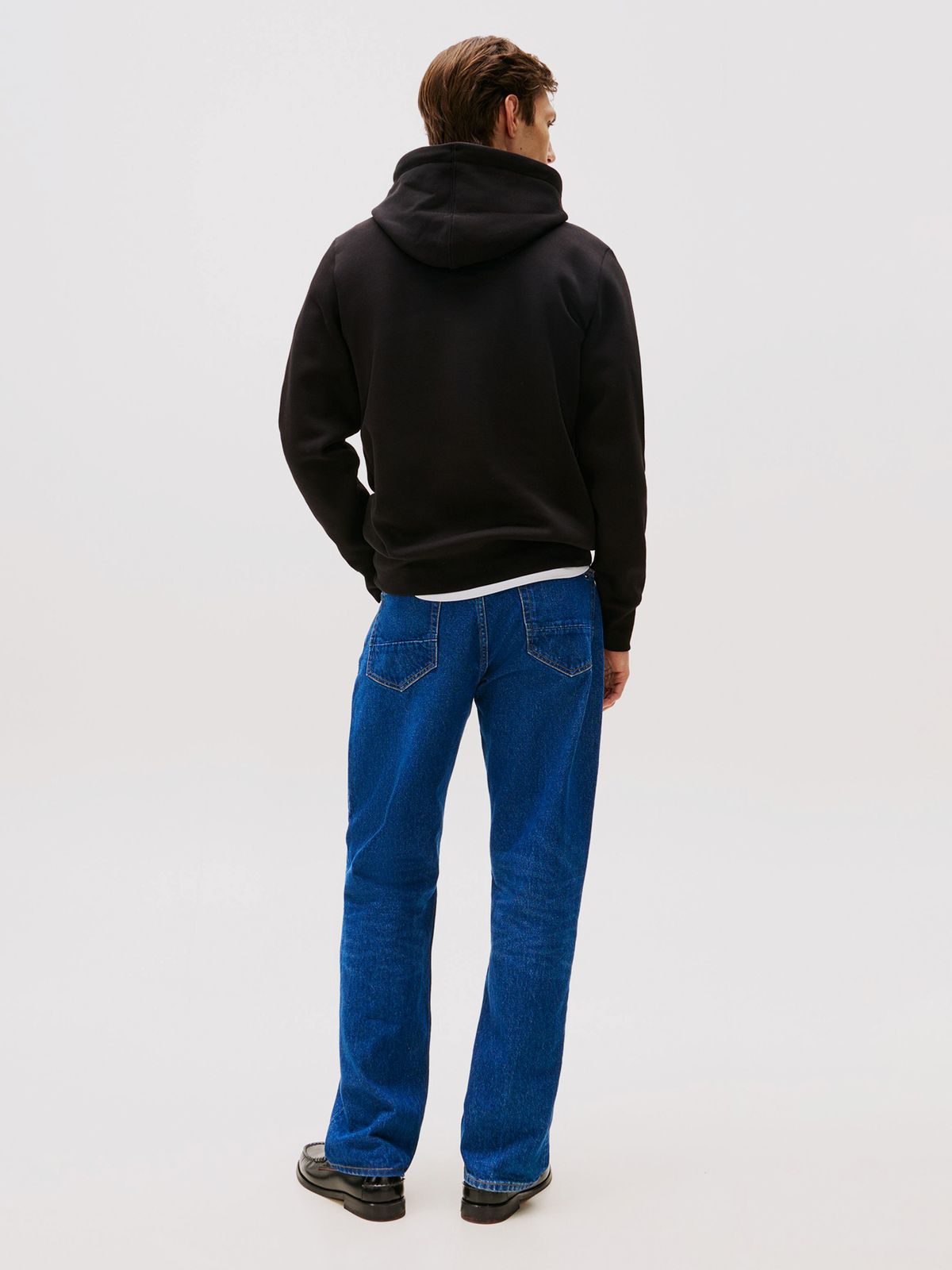 Tommy Hilfiger Heritage Script Logo Pullover Hoodie - Black