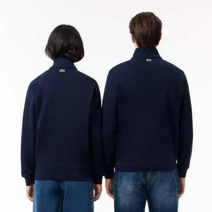 High Neck Zipped Sweatshirt