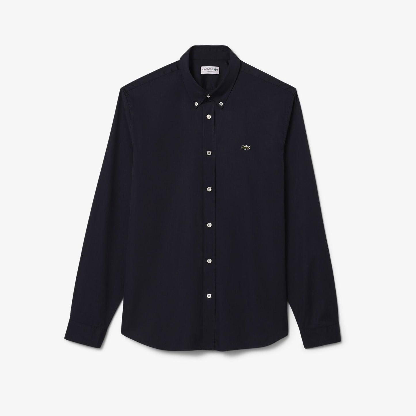 Lacoste Regular Fit Premium Cotton Shirt – Deep Black
