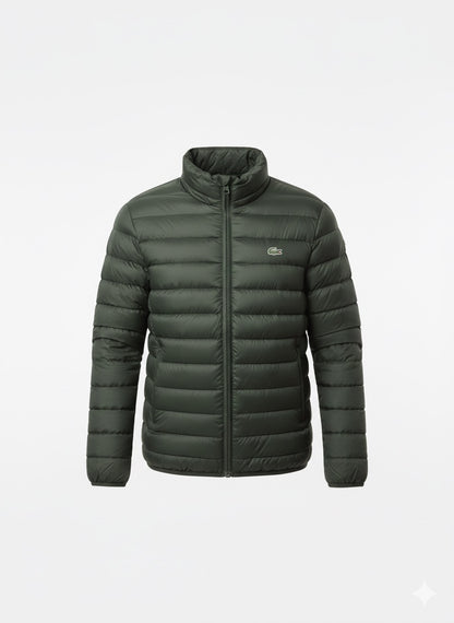 Lacoste Lightweight Puffer Jacket in Forest Green