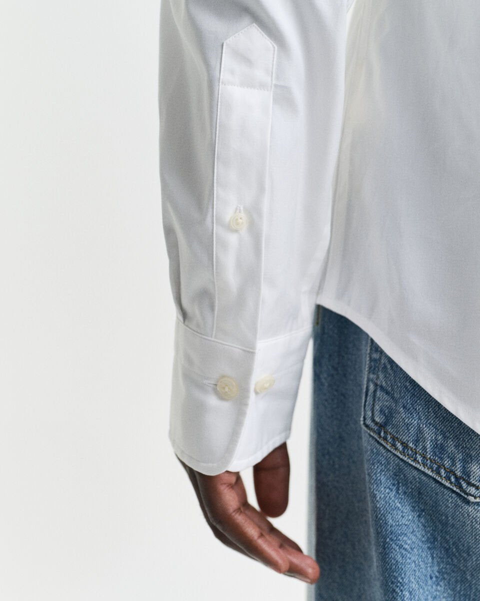 GANT Men's Regular Fit Solid Oxford Shirt – Classic White