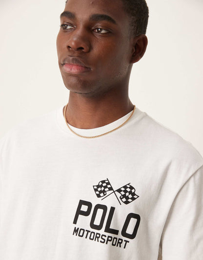 Polo Ralph Lauren Motorsport Graphic T-Shirt – White