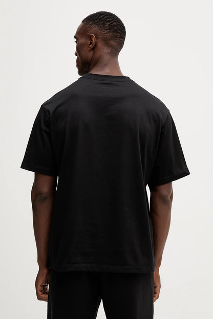 Calvin Klein Relaxed Monogram Logo T-Shirt – Black