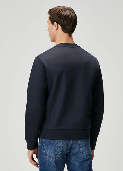 TONAL-LOGO SWEATSHIRT IN COTTON BLEND