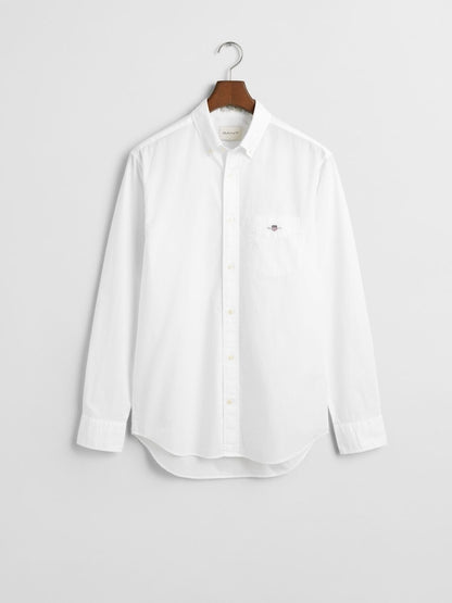 GANT Men’s Classic Button-Down Oxford Shirt – Off-White/Eggshell