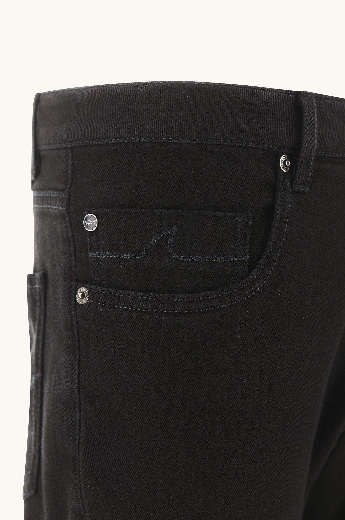 Paul & Shark | Slim-Fit Stretch-Cotton Denim Jeans – Nero