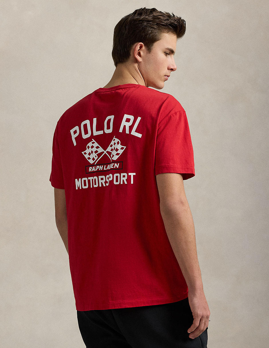 Polo Ralph Lauren Motorsport Graphic T-Shirt – Racing Red