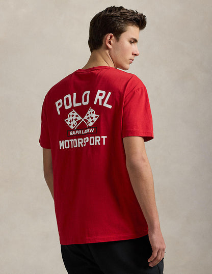 Polo Ralph Lauren Motorsport Graphic T-Shirt – Racing Red