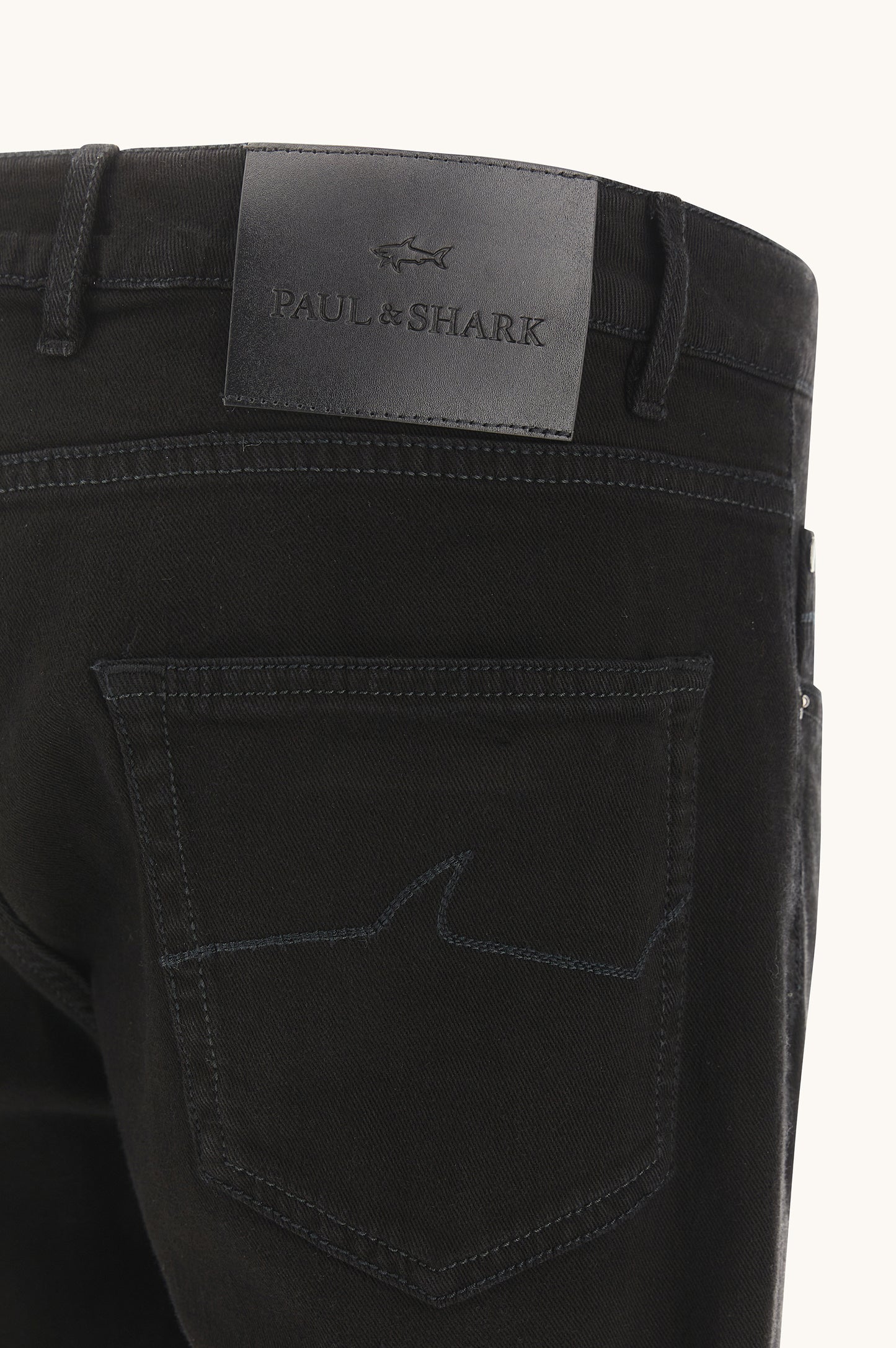 Paul & Shark | Slim-Fit Stretch-Cotton Denim Jeans – Nero