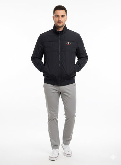 Paul & Shark Black Lightweight Quilted Jacket
