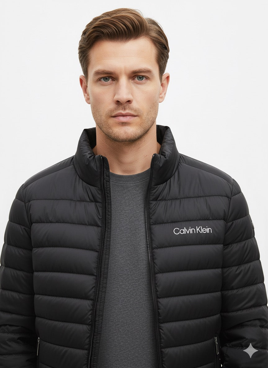 Calvin Klein Black Lightweight Puffer Jacket