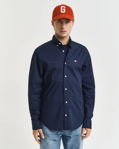 GANT Men's Regular Fit Oxford Shirt - Marine Navy