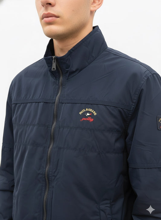 Paul & Shark Navy Padded Lightweight Zip Jacket